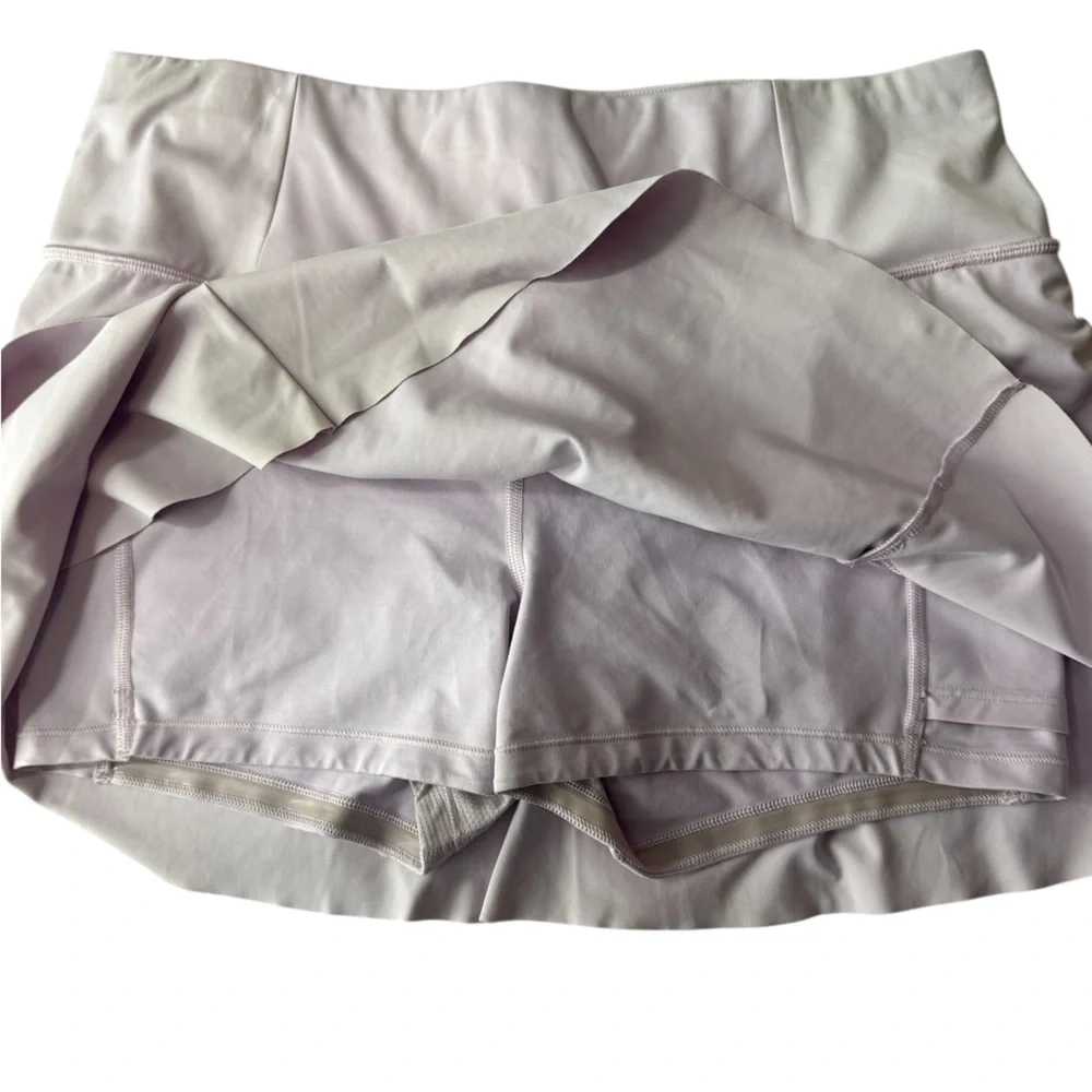 Athleta Momentum Tennis Skort Lavender Purple Built-In Shorts Athletic Skirt M - Picture 12 of 15